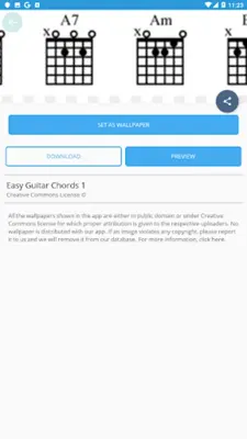 Easy Guitar Chords android App screenshot 1